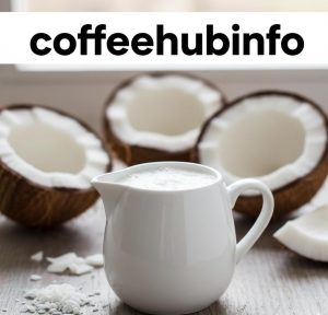 Coconut milk creamer for diabetic-friendly coffee
