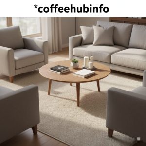 Modern living room featuring a low coffee table and cozy seating, ideal for tables and coffee table arrangement ideas.