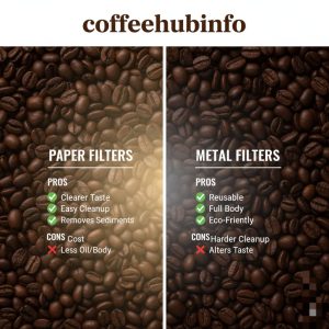Pros and cons of paper and metal coffee filters